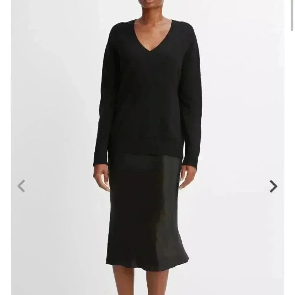 NWT Vince 100% Cashmere Weekend V-Neck Sweater size XL - Picture 9 of 11